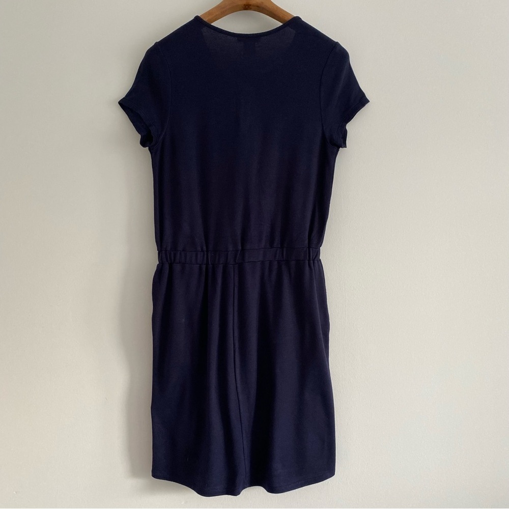 VENUS Navy Zipper Front Dress Size Medium - Picture 7 of 7